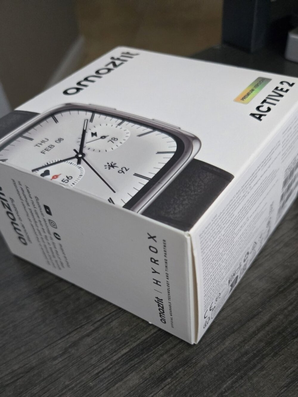 Amazfit Active 2 Premium Smart Watch (Square) 10 Day Battery Sapphire Glass